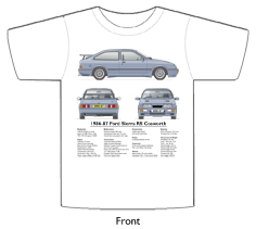 Ford Sierra RS Cosworth 1986-87 T-shirt Front